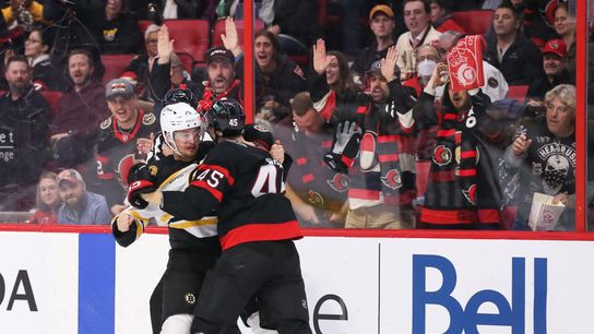 Final: Senators 3, Bruins 2 (shootout) - Bruins can't solve Cam Talbot coming out of the break taken at BSJ Headquarters (Bruins)